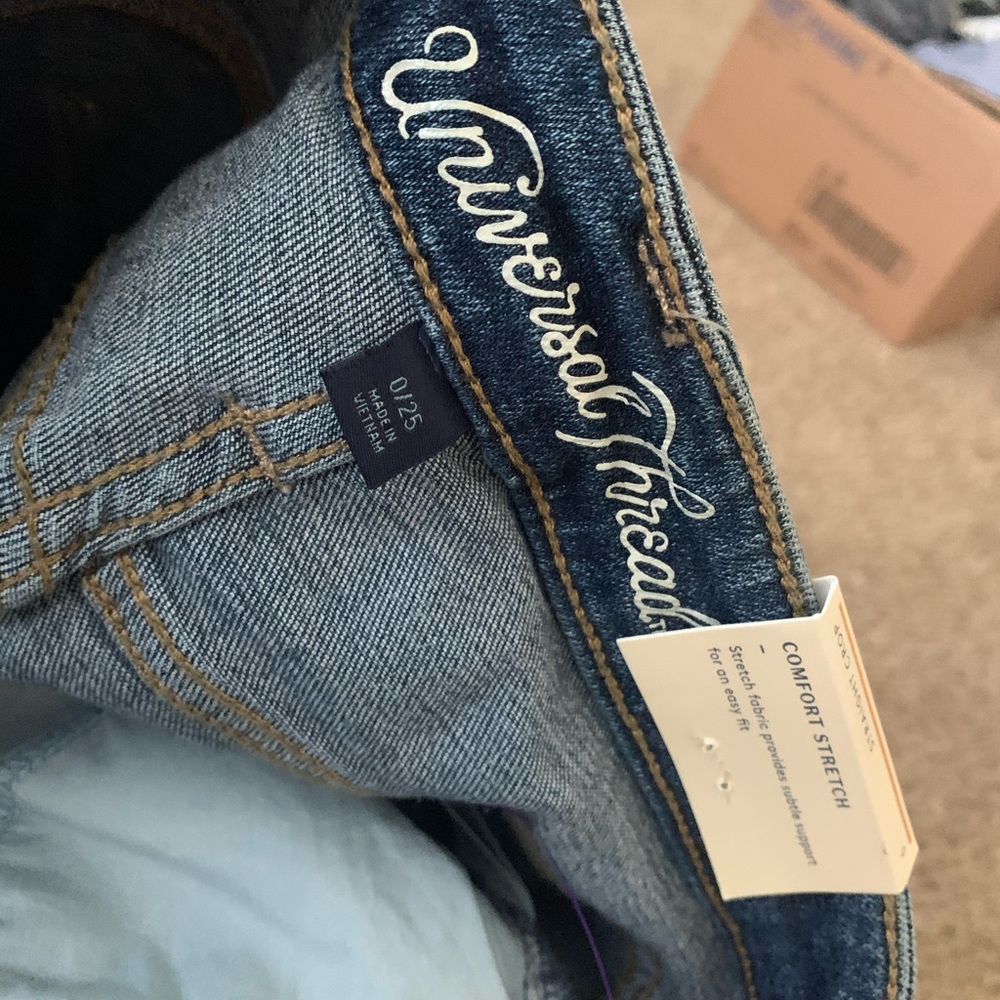 High Waisted Straight Cut Jeans